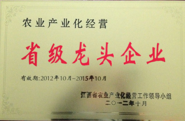 2012省農(nóng)業(yè)龍頭企業(yè)